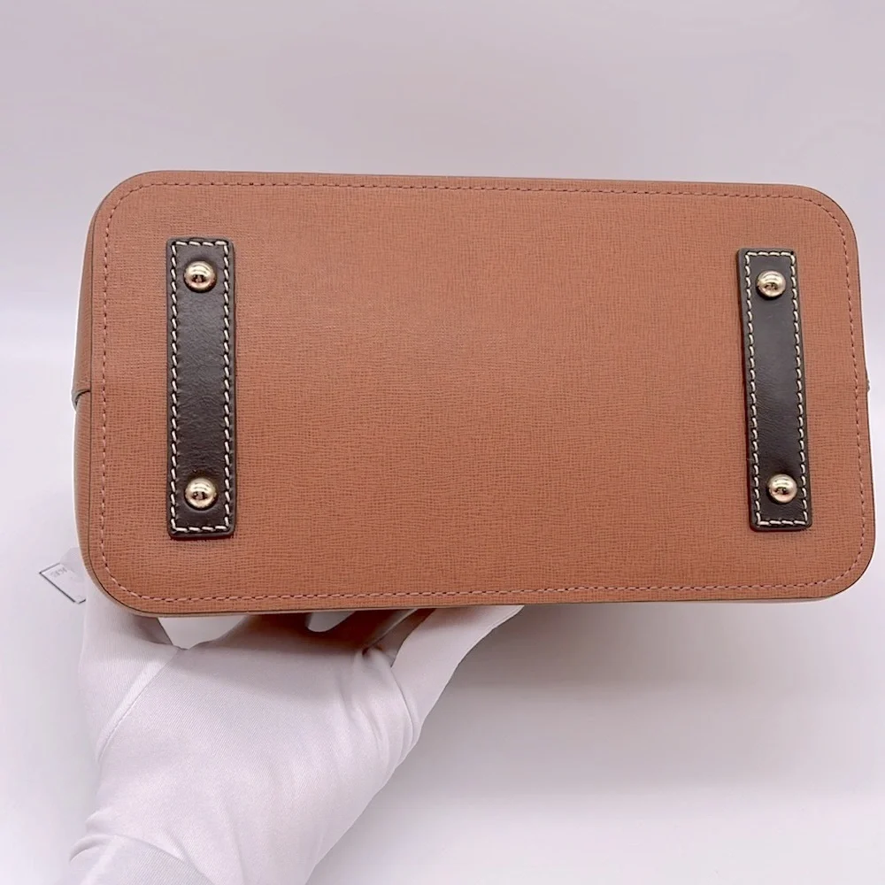 Dooney & Bourke Saffiano Small Heidi Satchel Natural